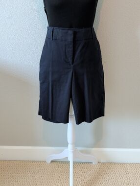 Ann Taylor Navy Bermuda Shorts
